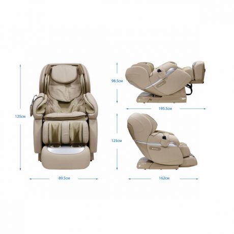 Массажное кресло Meridien California Beige